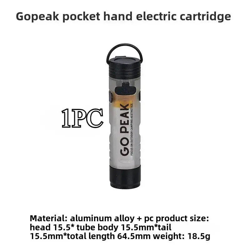 Mini Torcia Elettrica Chiave Esterna Clip Cap Ambient Led Lunga Resistenza Disastro Sollievo Emergenza 5050 Piccola Luce - My Hashtag Shop