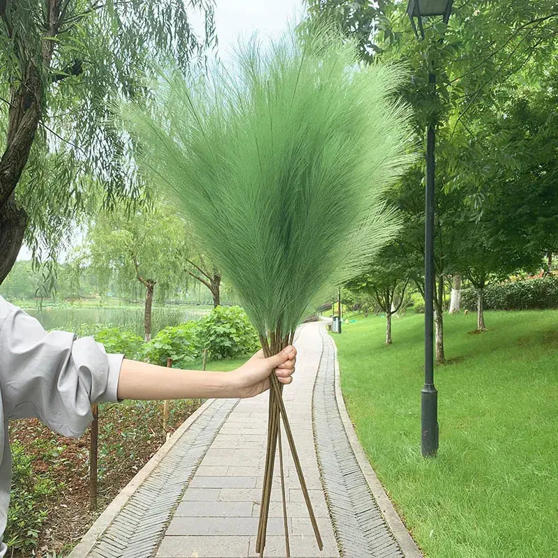 Artificial Pampas Grass Dried Reed Flowers 5pz 100cm Liebe - Making Life Easier