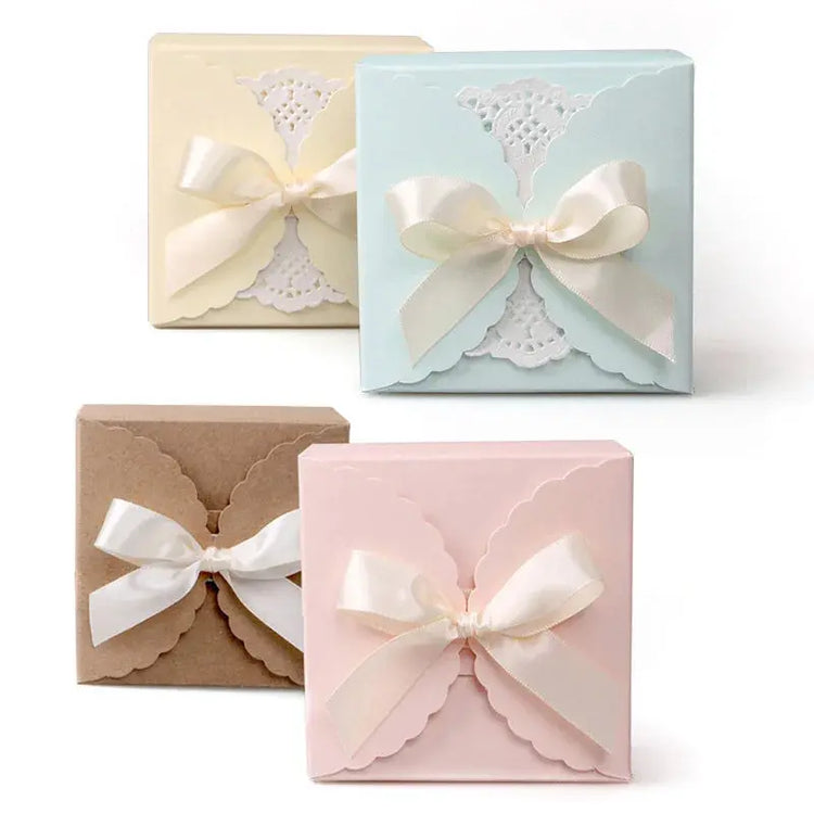 Wave Solid Kraft Paper Candy Box 10/20Pcs Wedding Favor Gift Box. Liebe - Making Life Easier