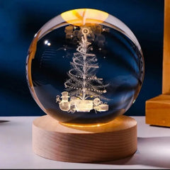 NEW Christmas Birthday Gifts6 Crystal Ball Planet Night Light Laser Solar System Globe Astronomy Festival Gifts Desktop Decoration HASHTAG