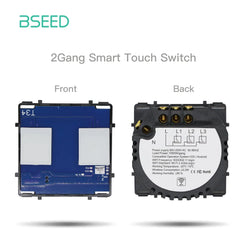 BSEED Wifi Smart termostati caldaia elettrica riscaldamento a pavimento dell'acqua Controller centrale interruttore presa pannello in vetro parte accessorio fai da te HASHTAG