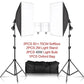 SH Kit di illuminazione Fotografia 50x70CM Softbox Sistema di illuminazione professionale con lampadine fotografiche E27 Attrezzatura per studio fotografico - My Hashtag Shop