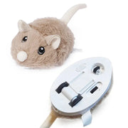 Giocattoli per gatti con topo interattivo elettrico Giocattolo di peluche divertente Giocattoli di movimento interattivo per animali domestici intelligenti Accessori per gatti per animali domestici a movimento rapido HASHTAG