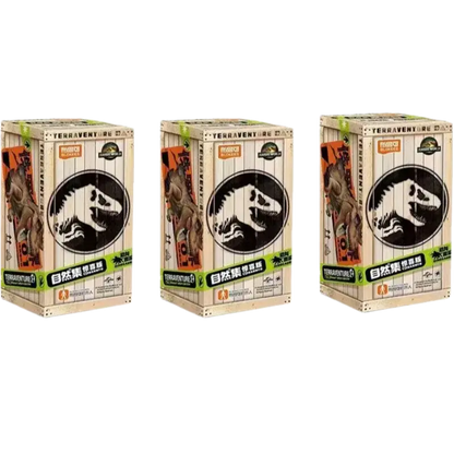 BLOKEES Building Block Man Set naturale -Jurassic Periodo Mondo Dinosauro Dinosauro Modello di assemblaggio Scatola cieca Giocattolo Regali per bambini - My Hashtag Shop