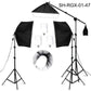 SH Kit di illuminazione Fotografia 50x70CM Softbox Sistema di illuminazione professionale con lampadine fotografiche E27 Attrezzatura per studio fotografico - My Hashtag Shop