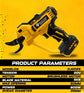 Cesoie da potatura elettriche senza spazzole 2 marce Forbici elettriche a batteria Albero da frutto Bonsai Taglierina da giardino per Dewalt 20V Batteria Pin