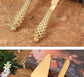 Cake Knife And Server Set,2 PCS Gold Cake Cutting Utensils Made By KONCO. - HASHTAG