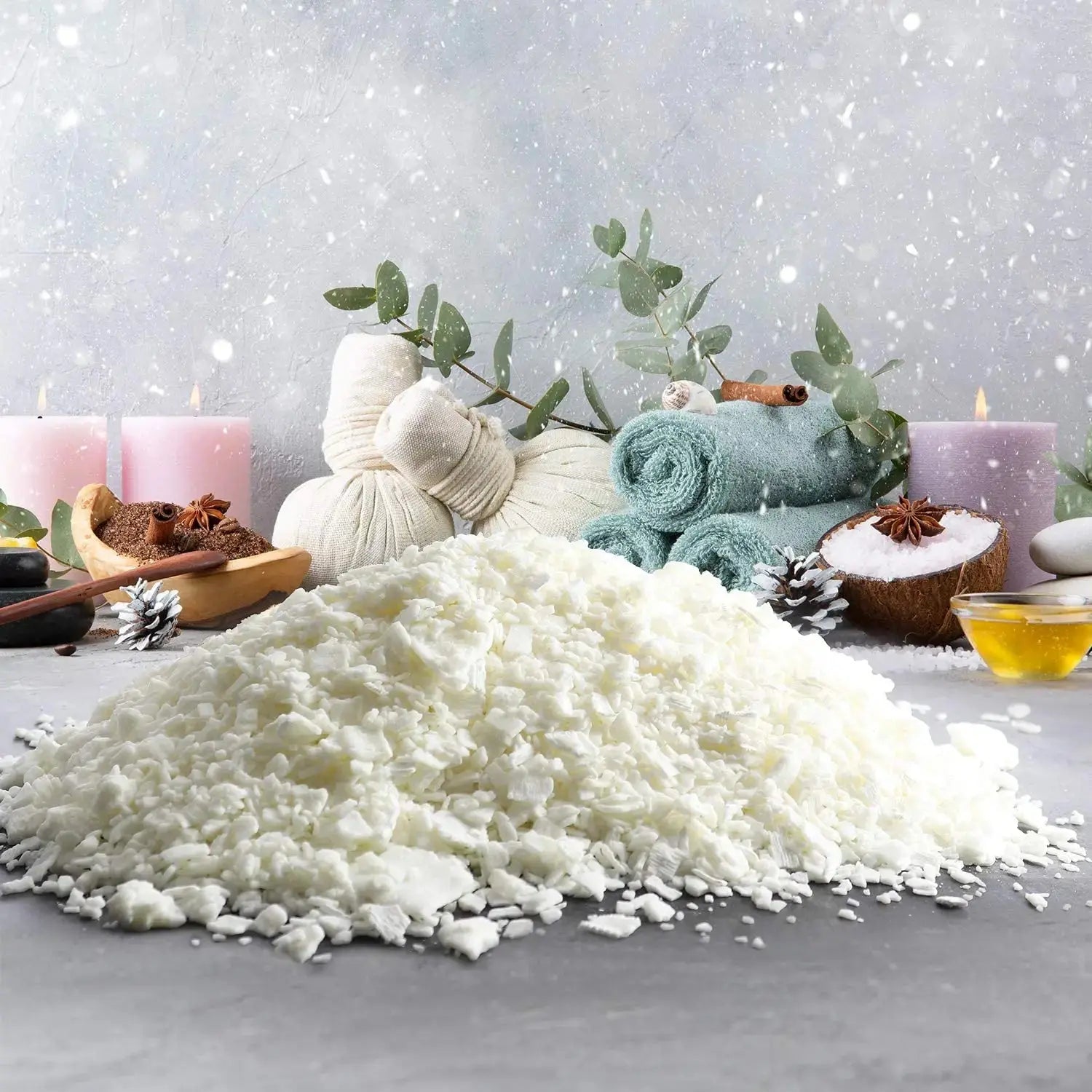 Soy Wax 100% Granular 1KG Natural Scented Candle Material - HASHTAG