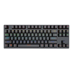 Tastiera meccanica da gioco retroilluminata Kit meccanico da gioco RGB PC tastiera cablata USB Keybord tastiera ergonomica per Computer Mini Teclado HASHTAG