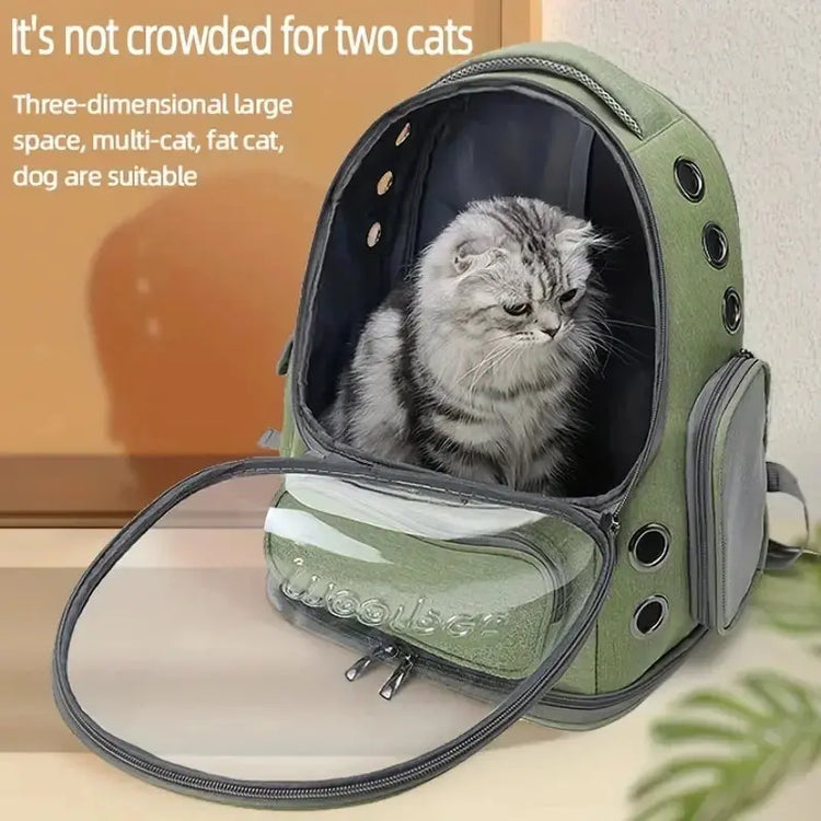 Zaino portatile per trasportino per animali domestici-borsa a bolle traspirante, confortevole ed elegante per cani e gatti - My Hashtag Shop