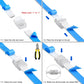 Connettore per luci a nastro RGB a 4 pin per IP20 IP65 5050 3528 Connettori per strisce luminose a filo da 10 mm Morsetto di fissaggio Collegamento rapido