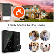 Termostati intelligenti Tuya programmabili per caldaie a gas, valvole dell'acqua e pavimenti elettrici con controllo remoto WiFi, compatibili con controllo vocale di Alexa, Google e Yandex. HASHTAG