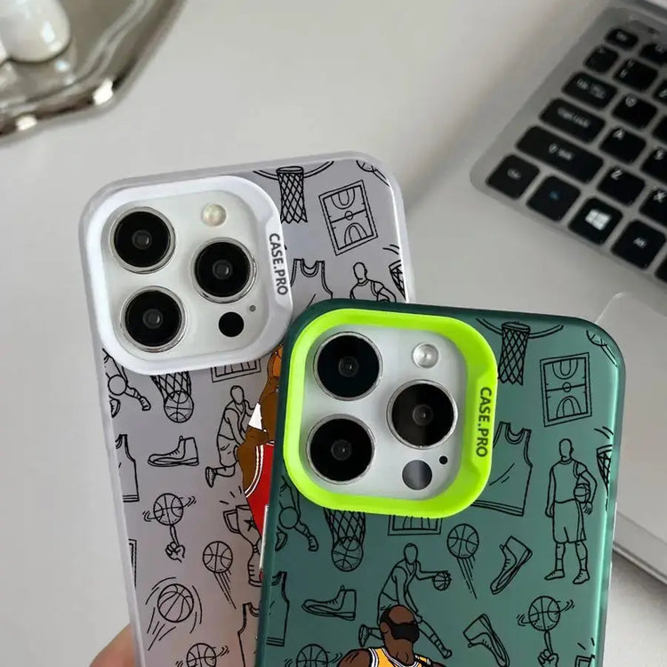 Custodia per telefono Cool Basketball Star per iPhone 16 15 Pro Max 13 12 11 Pro 14ProMax 16Plus XS Max XR SE 16e shell - My Hashtag Shop