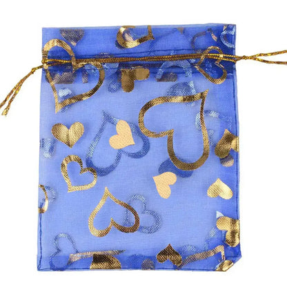 Love Heart Organza Pouches For Events 100 Pcs. Liebe - Making Life Easier