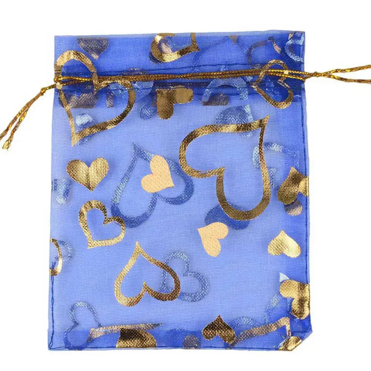 Love Heart Organza Pouches For Events 100 Pcs. Liebe - Making Life Easier
