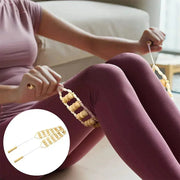 Strumenti per massaggio in legno Massaggiatore per drenaggio linfatico in legno Strumenti per modellare il corpo anticellulite per bellezza, Gua Sha, sollievo muscolare dolorante HASHTAG