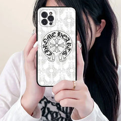 Custodia per telefono classica di lusso C-ChromeS H-Heart Custodia per telefono per Iphone 17 Air 16 15 14 13 12 11 Pro Max 16 15 14 Plus Custodia morbida in TPU HASHTAG