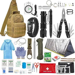 Emergency Survival Kit Professional Military Gear First Aid Kit Equipment for Men Dad Husband Who Like Outdoor Camping Hiking HASHTAG
