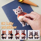 Adesivi 3D a Forma di Cucciolo con Pancia Gonfia, Adesivi Morbidi 3D a Forma di Gatto per Cover di Telefoni, Quaderni, Scrapbooking e Decorazioni Fai-da-Te - My Hashtag Shop