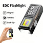 Potente mini torcia portachiavi LED COB USB C ricaricabile lampada da lavoro sospesa portachiavi impermeabile lampada da tasca da campeggio - My Hashtag Shop