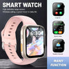 Smart Watch con display HD da 1,68 pollici: chiamate/quadranti wireless, notifiche di allarme/messaggio, tracciamento fitness, controllo della musica. HASHTAG