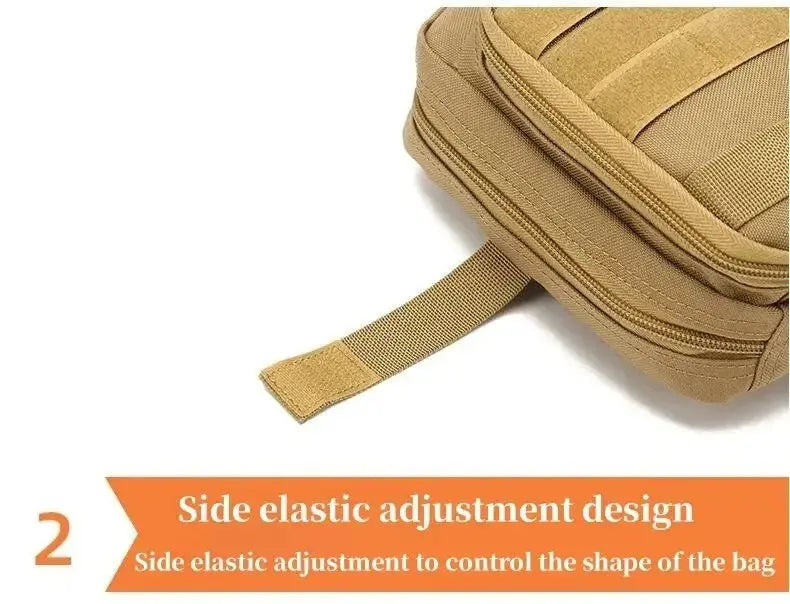 Borsa Tattica Multifunzionale per Trekking, Campeggio, Escursionismo, Viaggi, Arrampicata, Pesca, Grande Capacità, Borsa Molle per Attività all&