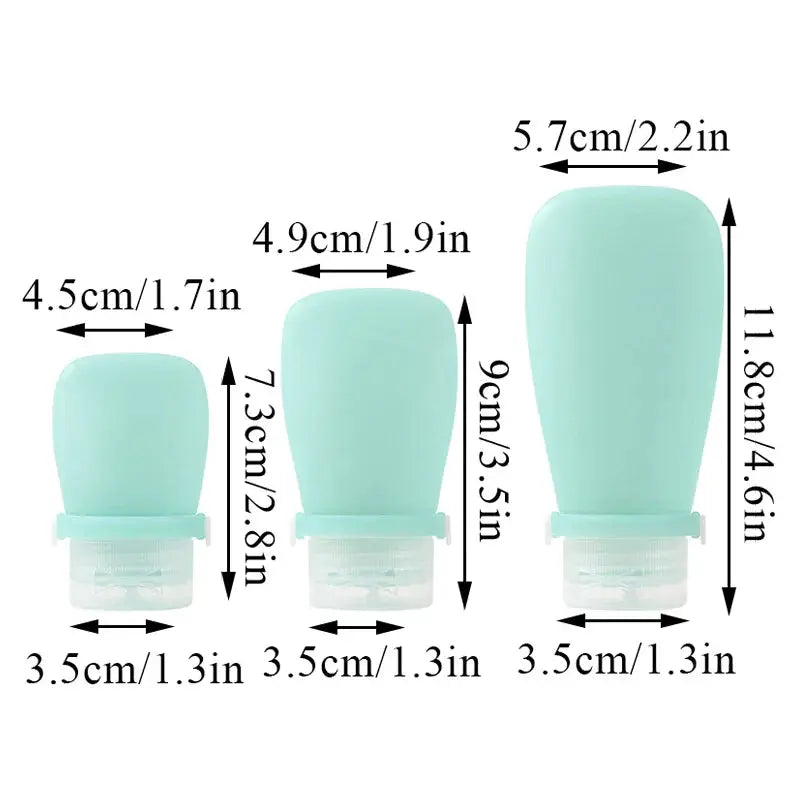 Portable Silicone Travel Bottle Cosmetic Storage Refillable Empty Bottle - HASHTAG