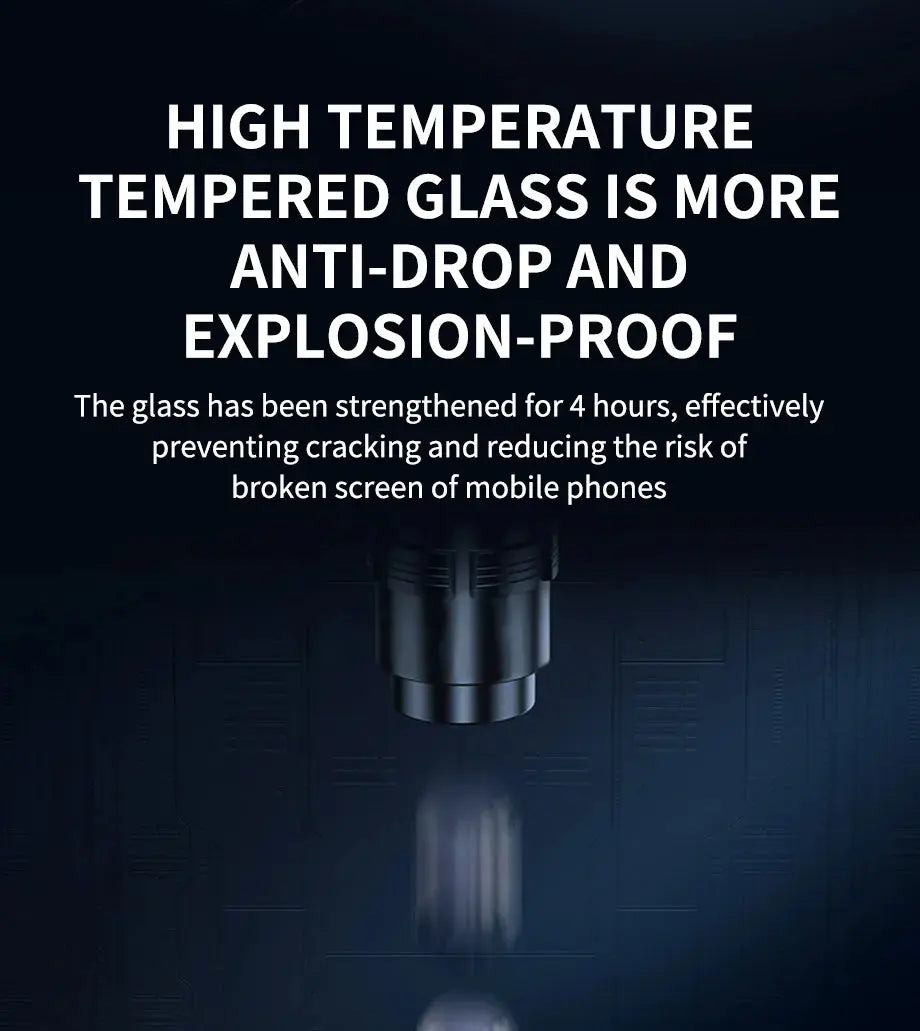 3 pezzi in vetro temperato per iPhone 14 13 12 11 15 Pro Max Mini protezione schermo per iPhone 17 XR XS MAX 7 8 Plus 16 vetro protettivo - My Hashtag Shop