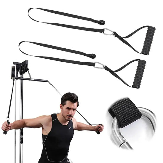 Tricep Biceps Back Blaster Corda Lat Pull Down Attacco Allenamento Palestra Peso Petto Allenamento muscolare Cinghie di estensione Nylon premium - My Hashtag Shop