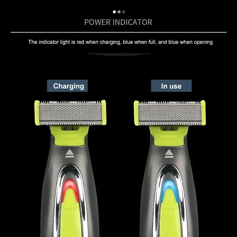 MLG Rasoio Elettrico Per Uomini e Donne Portatile Trimmer Per Tutto Il Corpo USB Lama A Forma di T Rasoio Per Barba Ascella Per Lavabile - My Hashtag Shop