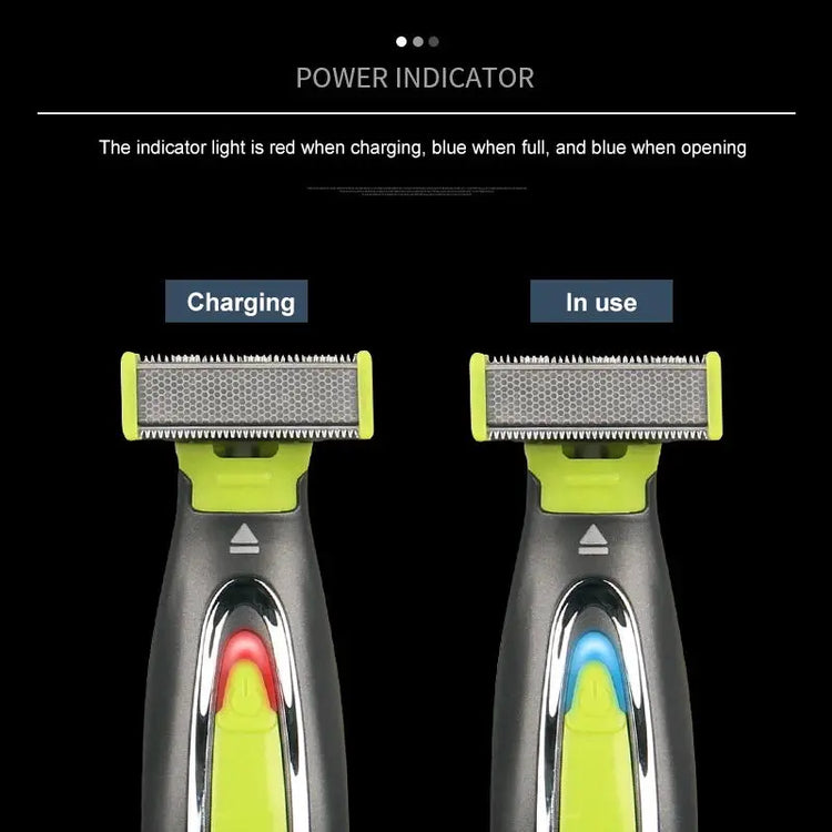 MLG Rasoio Elettrico Per Uomini e Donne Portatile Trimmer Per Tutto Il Corpo USB Lama A Forma di T Rasoio Per Barba Ascella Per Lavabile - My Hashtag Shop