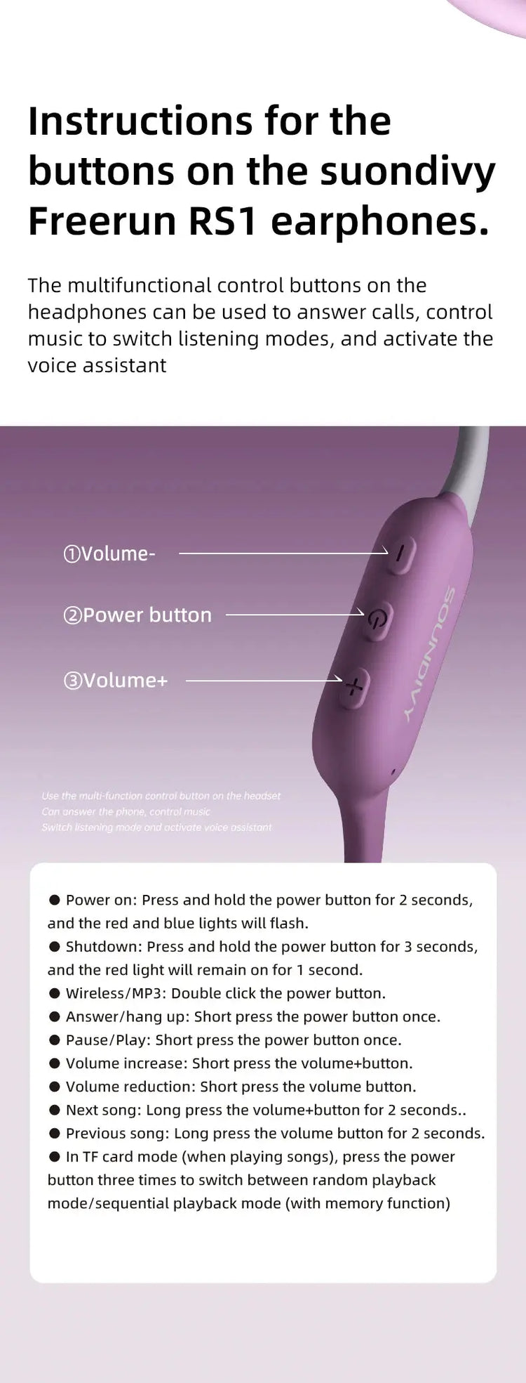 SOUNDIVY RS1 Auricolari a conduzione ossea Bluetooth Wireless Memoria da 32 GB IPX8 Auricolari sportivi per nuoto e corsa impermeabili - My Hashtag Shop