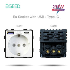 BSEED Wifi Smart termostati caldaia elettrica riscaldamento a pavimento dell'acqua Controller centrale interruttore presa pannello in vetro parte accessorio fai da te HASHTAG