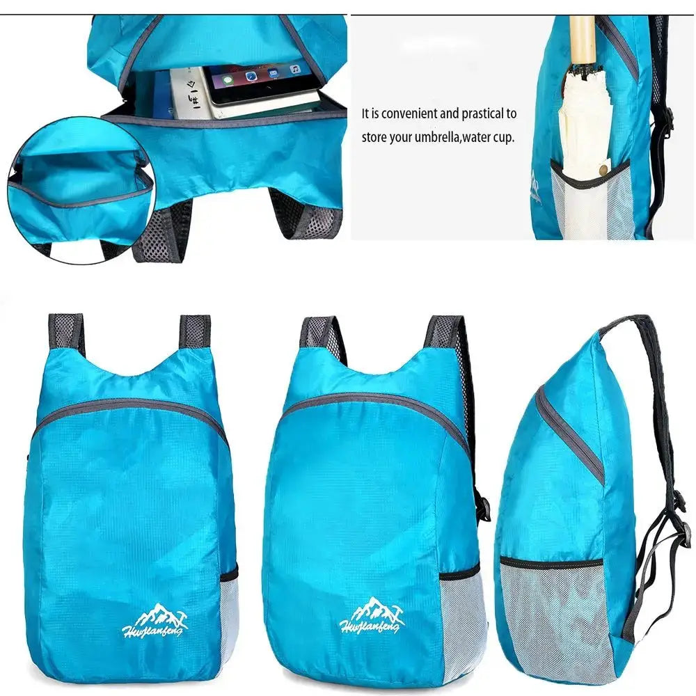 Zaino da esterno ultraleggero nano impermeabile leggero ripiegabile Borsa pieghevole a portata di mano Zaino da viaggio per uomo e donna - My Hashtag Shop