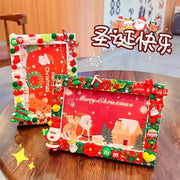 DIY Christmas gifts Gum Cream 6 Inch Photo Frame Materials Packaging Handmade Production Wooden Cartoon Photo Frame HASHTAG