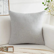 Fodera per cuscino in tinta unita 40X40/45X45 Federa quadrata in lino accogliente per casa, camera da letto, casa, ufficio, 1 pz HASHTAG