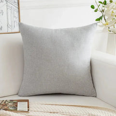 Fodera per cuscino in tinta unita 40X40/45X45 Federa quadrata in lino accogliente per casa, camera da letto, casa, ufficio, 1 pz HASHTAG