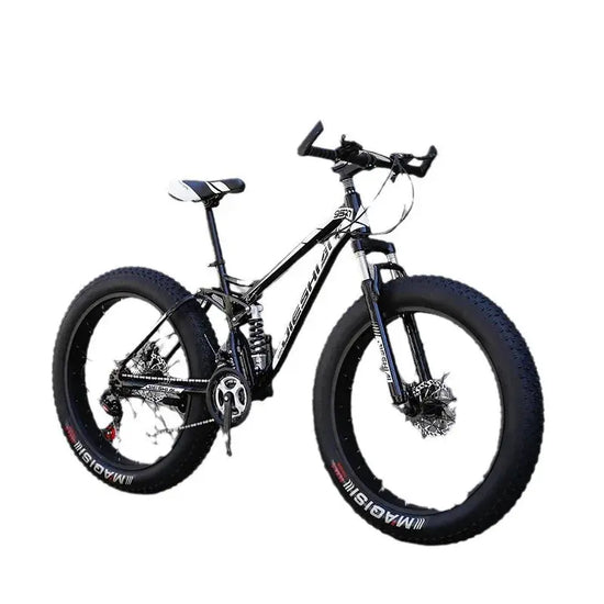 Mountain bike per adulti fuoristrada Beach4.0Pneumatico grande Doppia assorbimento degli urti Bicicletta a velocità variabile per studenti e studentesse - My Hashtag Shop
