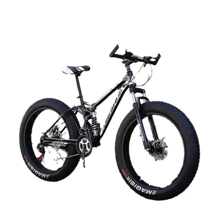 Mountain bike per adulti fuoristrada Beach4.0Pneumatico grande Doppia assorbimento degli urti Bicicletta a velocità variabile per studenti e studentesse - My Hashtag Shop