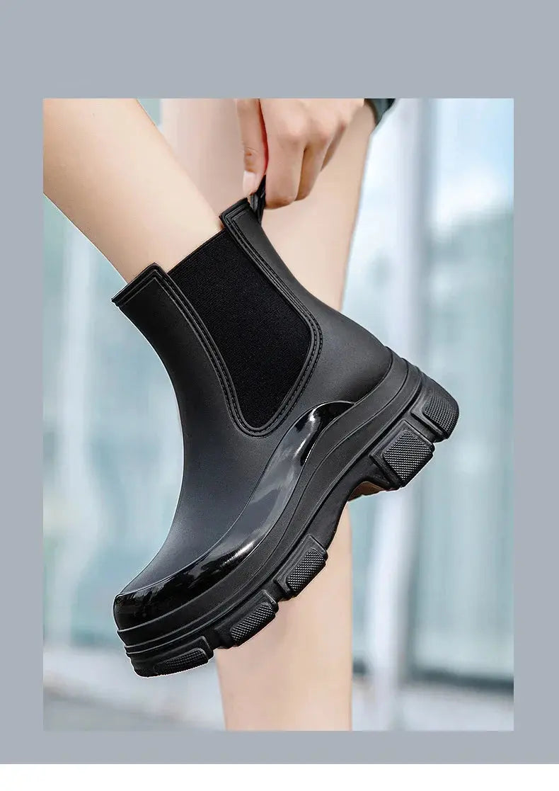 2025 New Rubber Rain Shoes Outdoor Anti-slip Waterproof Garden Shoes Liebe - Making Life Easier