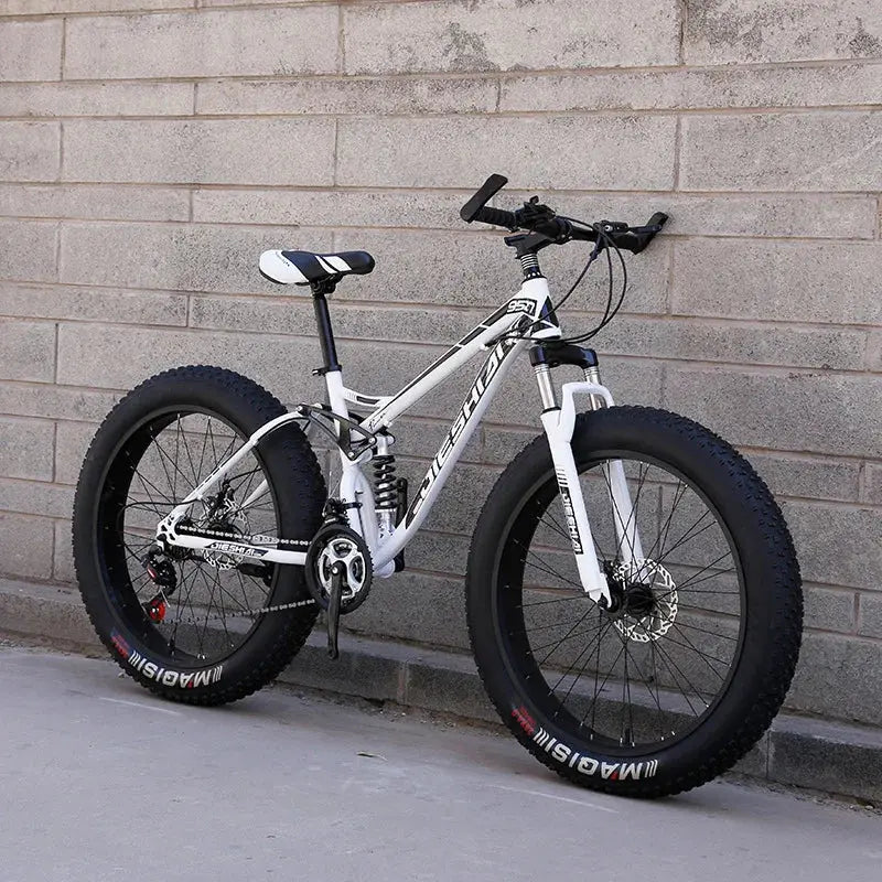 Mountain bike per adulti fuoristrada Beach4.0Pneumatico grande Doppia assorbimento degli urti Bicicletta a velocità variabile per studenti e studentesse - My Hashtag Shop