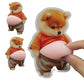 Divertente adesivo per pancia di cane 3D Shiba Inu Giocattolo da spremere Cucciolo carino in un vestito arancione Giocattolo agitarsi Autoadesivo in silicone per regali per bambini - My Hashtag Shop