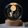 NEW Christmas Birthday Gifts6 Crystal Ball Planet Night Light Laser Solar System Globe Astronomy Festival Gifts Desktop Decoration HASHTAG