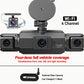 Dashcam 4 canali wifi car dvr cruscotto telecamere per auto way back box modalità parcheggio 24 ore anteriore e posteriore interno 360 dash cam - My Hashtag Shop
