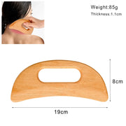 Strumenti per massaggio in legno Massaggiatore per drenaggio linfatico in legno Strumenti per modellare il corpo anticellulite per bellezza, Gua Sha, sollievo muscolare dolorante HASHTAG