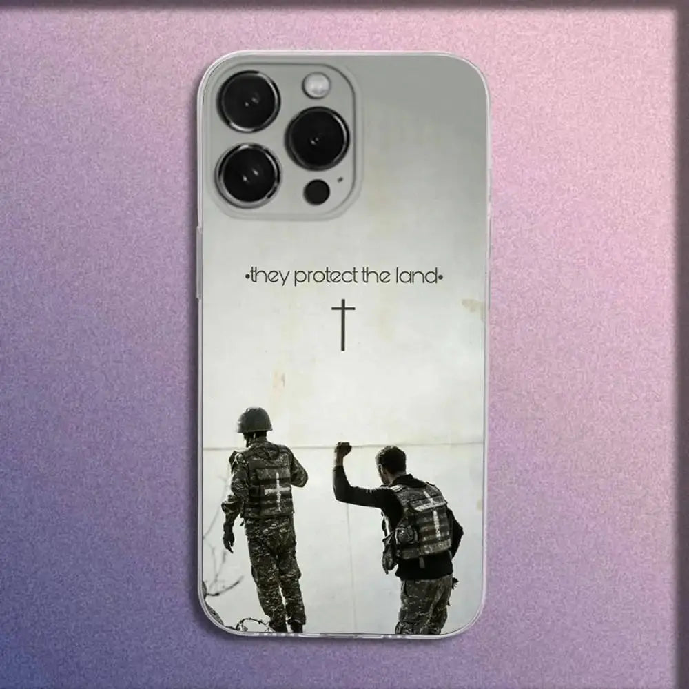 Custodia per telefono armeno Dedo Babo A-Artsakh per iPhone 16,15,14,13,12,11 Plus,Pro,Max,XR,XS,Plus,E,Mini Cover trasparente - My Hashtag Shop