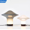 Lampada da tavolo in vetro a LED di design moderno nordico Lampada da tavolo d'arte postmoderna per la decorazione dell'illuminazione da comodino della camera da letto del ristorante HASHTAG
