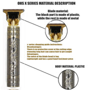 T9 Tagliacapelli Riparazione Barba Rasatura Corpo Tagliacapelli Clippers Macchina elettrica Uomo Macchina per taglio di capelli 0mm Barbiere Rasoio HASHTAG