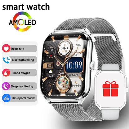 Nuovo Ultra Sottile smartwatch  "AMOLED 360*360 HD Pixel Display Always Show Time Promemoria Chiamata Smartwatch Delle Signore Per huawei - My Hashtag Shop