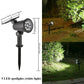 faretti solari a LED faretti impermeabili per esterni luci solari da giardino illuminazione paesaggistica decorazione percorso lampada da prato